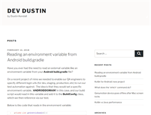 Tablet Screenshot of devdustin.com